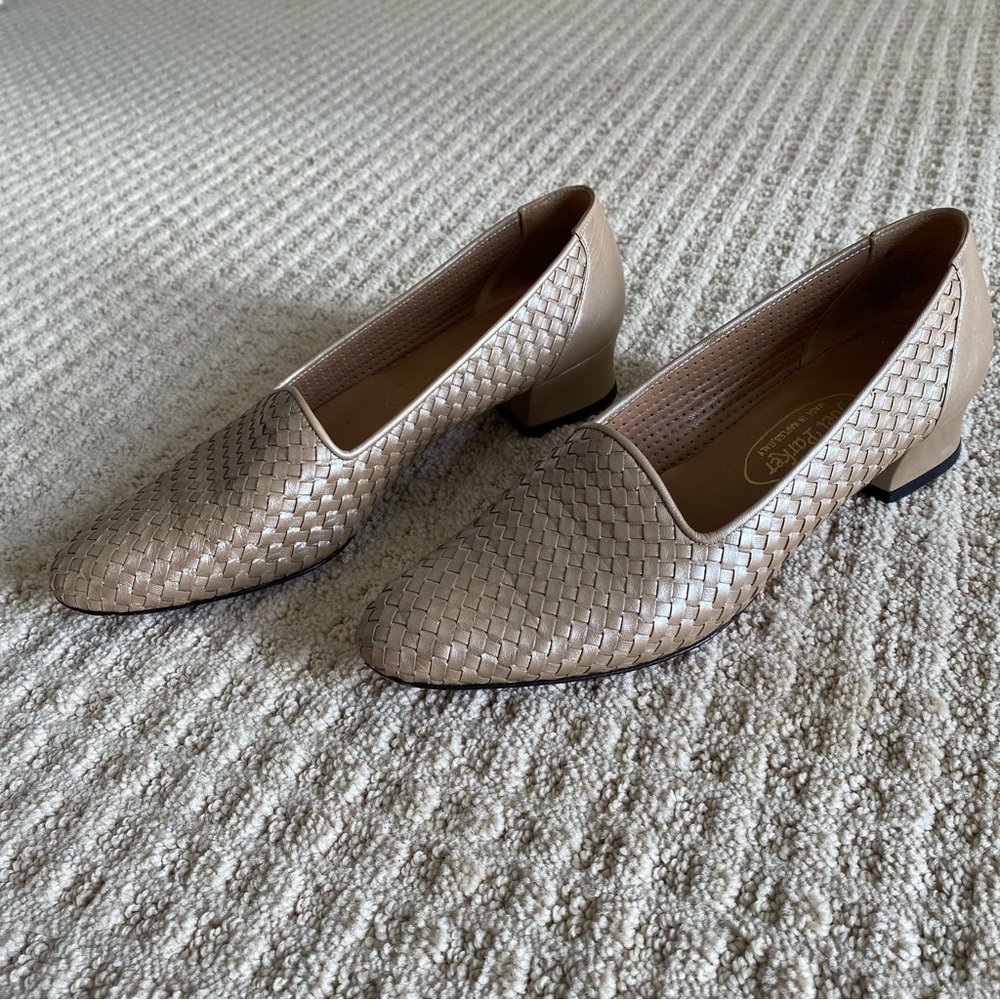 Vintage Woven Leather Joel Parker Shoes